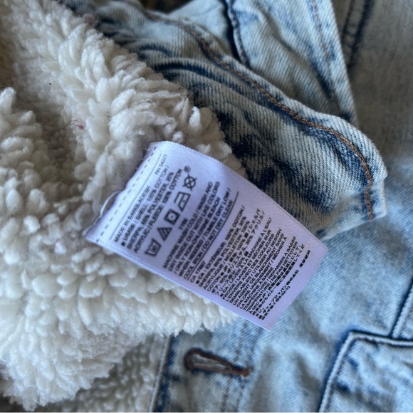 Banana Republic Light Blue Sherpa-Lined Jacket - Picture 7 of 8